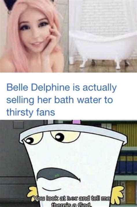 belle delphine meme